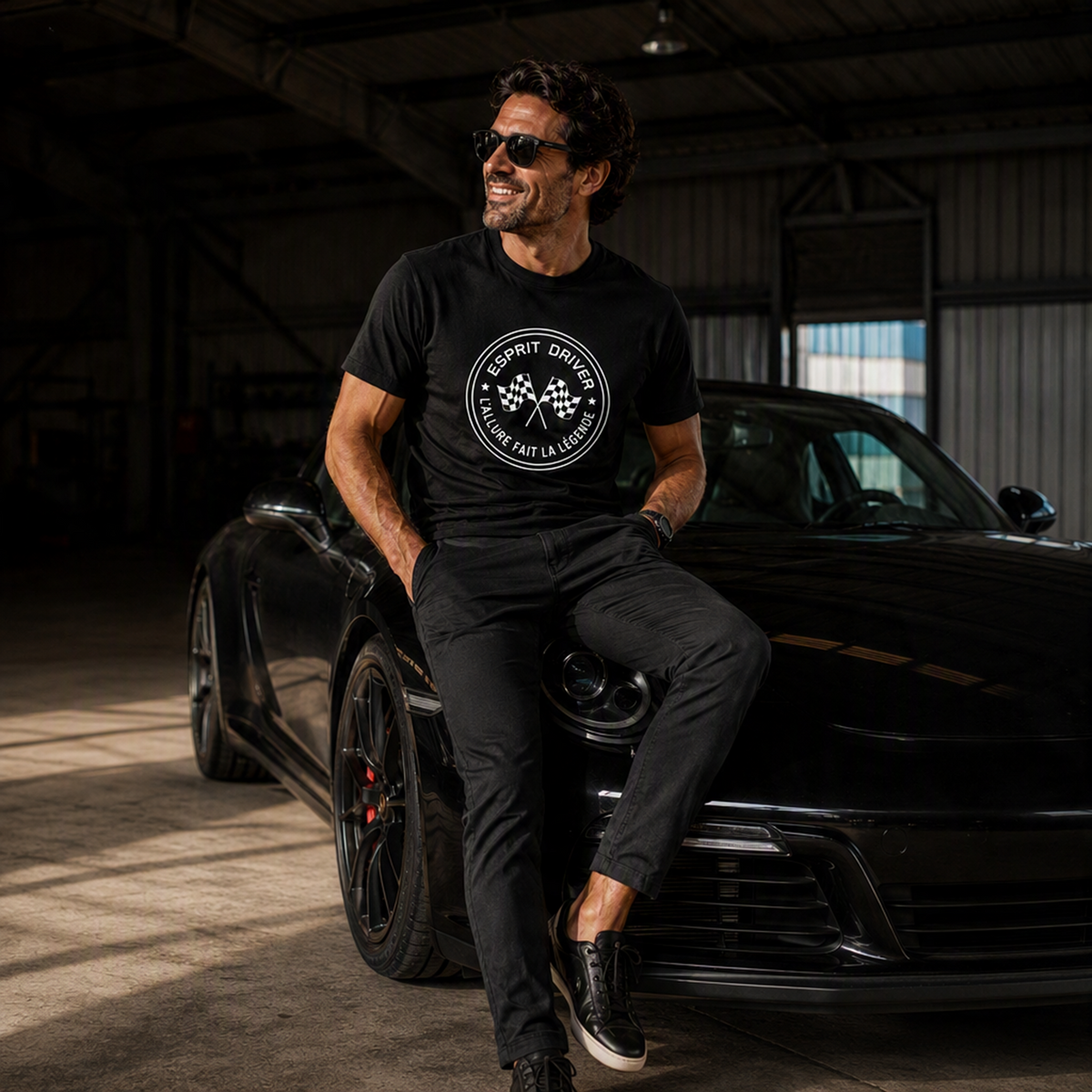 T-Shirt Esprit Driver "FLAG"